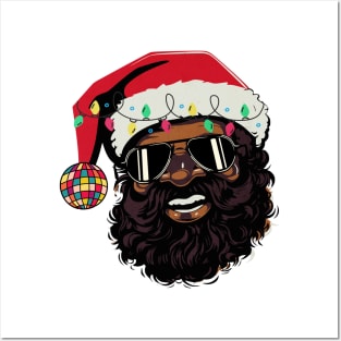 Afro Santa Posters and Art